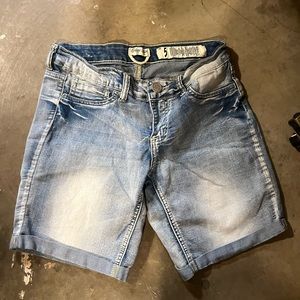 Indigo Rein size 5 jean shorts
